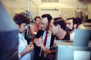 Prof. L.T. De Luca and L. Galfetti during a technical visit in USSR